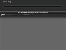 Tablet Screenshot of mrol.org